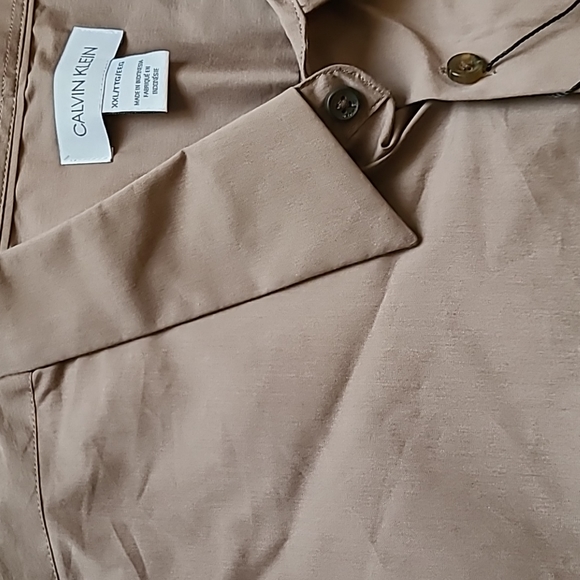 Calvin Klein brown stretch dress shirt - Picture 3 of 15